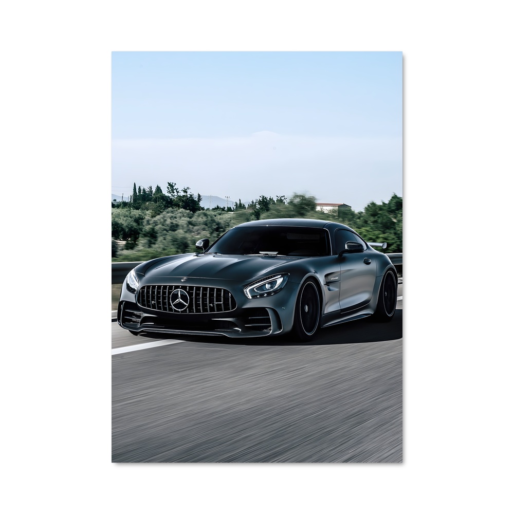Poster élégant de l'Amg gt r